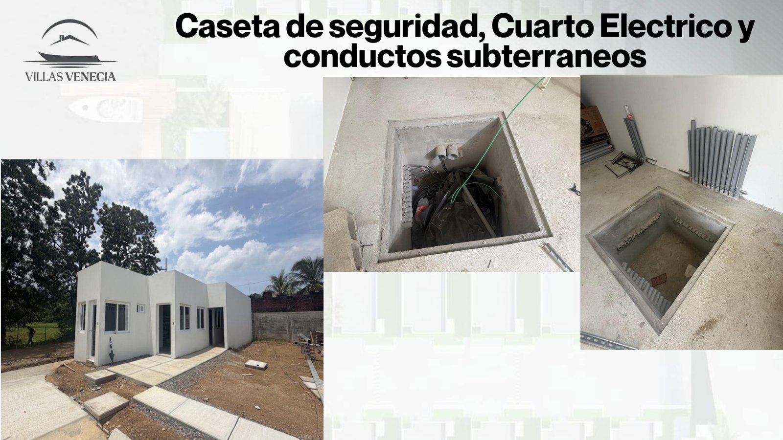 Caseta de seguridad y cuarto eléctrico